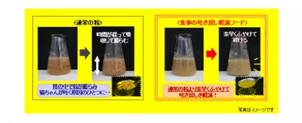 世界初※1「食物繊維配合技術」を採用した銀のスプーン『国産生かつおin』『三ツ星グルメ』から、食事の吐き戻し軽減フードを新発売