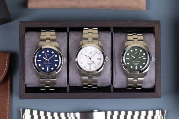洗練された北欧腕時計ブランド「About Vintage」から人気モデル1964 Horizonに待望の機会式モデルが登場。9月4日(月)3色展開で各100本限定発売