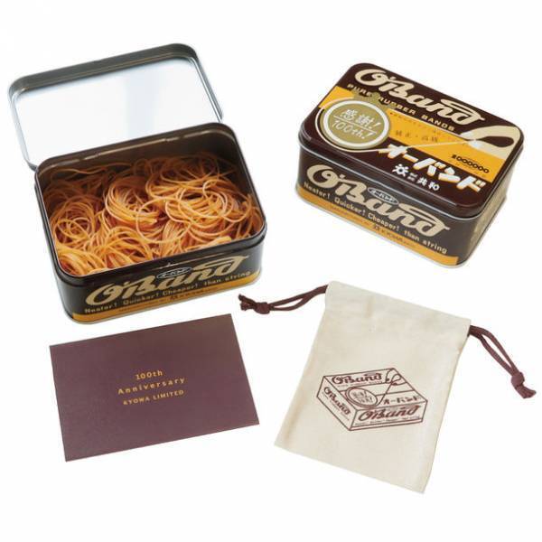 ＜文具好き必見＞レトロデザインでおなじみのオーバンドが、創業100周年を記念した限定オーバンド缶2種類を8月25日から発売