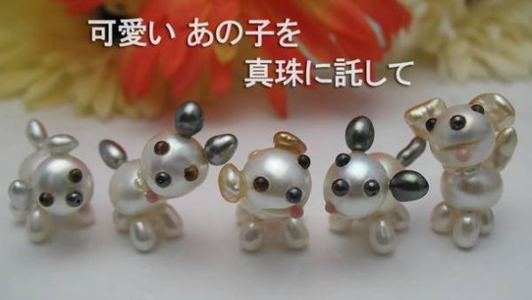 大切なワンちゃん・ネコちゃんを真珠のアクセサリーで身に着ける　「Makuake」で9月30日(土)まで販売