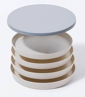 マトリョーシカのように4つのサイズが1つに収納できる　持ち運びに最適なアウトドア食器シリーズ「tak FIT DISH」誕生　～8月25日よりオンラインショップで販売開始～