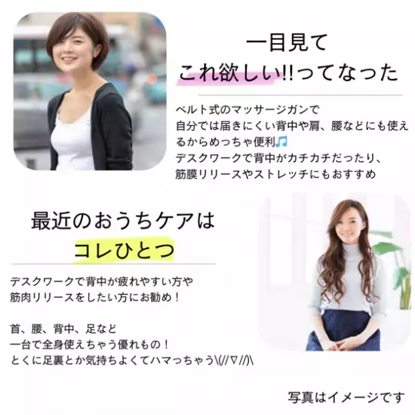 ベルト式マッサージガン「ぶるケア」開始30分で目標額達成
