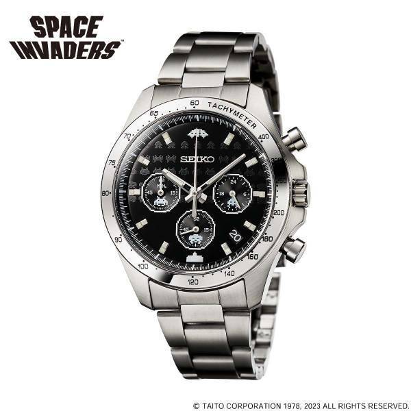 『スペースインベーダー』の誕生45周年を記念してゲームの世界観を詰め込んだスタイリッシュな腕時計が登場！プレミコから数量限定で販売開始