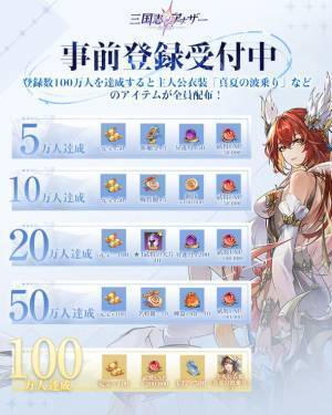 「三国志アナザー～星将の願い～」事前登録受付中！豪華な全員配布特典、各切望がある三国武将の情報が公開。超レアの星5武将を獲得できる「事前ガチャ」キャンペーンも先行披露！