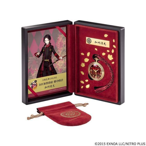 刀剣乱舞ONLINEが華麗な蒔絵と美の共演！プレミコから「刀剣乱舞ONLINE」 金沢加賀蒔絵 懐中時計が新登場
