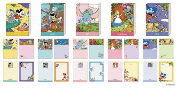 ディズニー100周年記念「復刻アート企画」　『レトロアートコレクション』文具・雑貨シリーズ　第4弾を8月下旬より発売