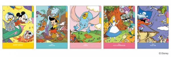 ディズニー100周年記念「復刻アート企画」　『レトロアートコレクション』文具・雑貨シリーズ　第4弾を8月下旬より発売