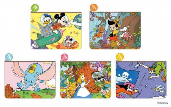 ディズニー100周年記念「復刻アート企画」　『レトロアートコレクション』文具・雑貨シリーズ　第4弾を8月下旬より発売