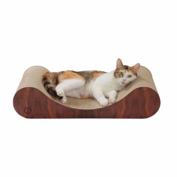 猫にフィットする“寝てよし、研いでよし”の2WAYタイプ　つめとぎベッドシリーズに「バリバリベッドカール」が新登場