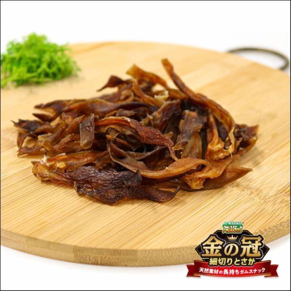 噛みごたえのある鶏とさか使用の犬用ガムスナックが新登場！無添加良品シリーズ「金の冠 細切りとさか」が8月21日発売