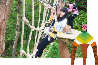 スポーツの秋、食欲の秋、芸術の秋六甲山アスレチックパークGREENIA(グリーニア)で秋を満喫！