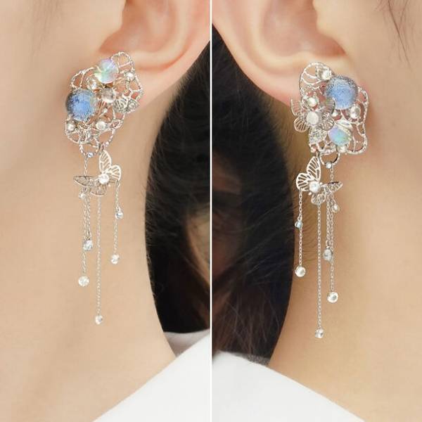 ピアスのようなイヤリング「ぴあり」を製作するジュエリー京都　「源氏物語シリーズ・第二弾」新作「空蝉」を9月15日(金)に発売！