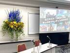 『シニアパパプロジェクト2023　キックオフミーティング』に協賛。“重陽の節句”の9月9日（土）に開催されたイベントで華やかなマムによる会場装飾、及び来場者への花束を提供しました。