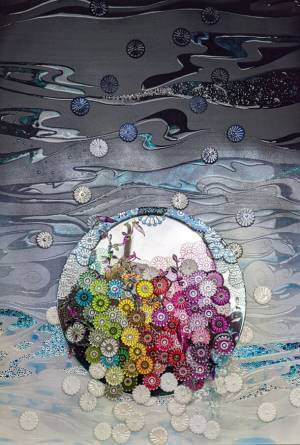 「美の起原展」の大賞受賞作家、月乃カエルの個展「それでも世界は美しいのだよ」を9月22日～28日に銀座で開催