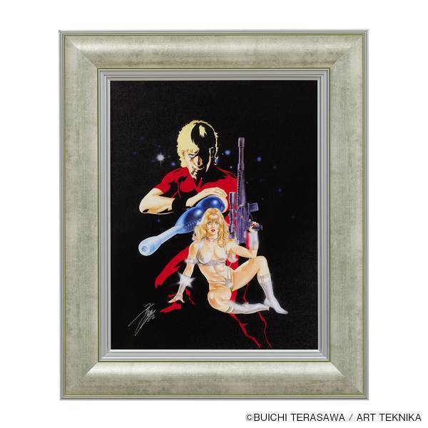 『コブラ』連載開始45周年記念寺沢武一が描くクールなコブラの原画を忠実に再現した高精細版画作品が450部限定で販売開始