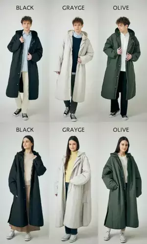 青山商事グループ企業が展開する「BABY&Me」より男性の育児参加を応援するユニセックスロングコートを「Makuake」にて9月18日(月)より先行公開