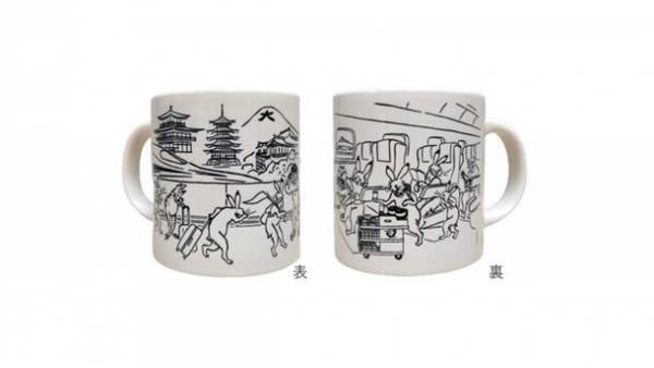 ｼﾝｶﾝｾﾝｽｺﾞｲｶﾀｲｱｲｽに苦戦するウサギも！東海道新幹線N700S×鳥獣戯画　コラボアイテムをJRCPオンラインショップで9月28日(木)に販売開始！