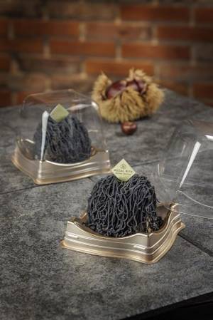 秋田・角館のモンブランスイーツ専門店から、観光名所の武家屋敷をモチーフにした黒いモンブランが新登場！　～ご当地スイーツ開発で観光地角館の活性化へ～