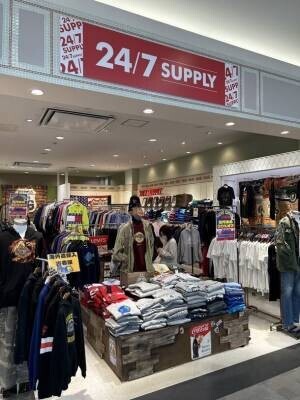 海外古着専門店「24/7 SUPPLY」がららぽーと名古屋みなとアクルス2FにNEW OPEN！
