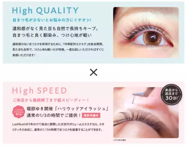 タイパ・コスパ最強と話題！まつエク世界チャンピオンが開発！キレイ・早い・高収益！施術時間20分『次世代ボリュームまつエクサロン』FC募集開始