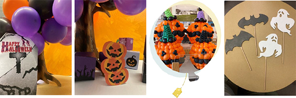 土に還る天然素材のバルーンや再生利用可能な段ボールを使ったサステナブルなハロウィン装飾がロビーに登場しますJRホテルクレメント徳島にて10月1日（日）より展示