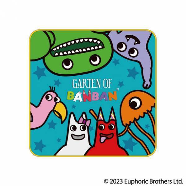 大人気サバイバルホラーゲーム「Garten of Banban」より入園入学グッズ他、公式新商品2種が2024年1月下旬より順次発売決定！