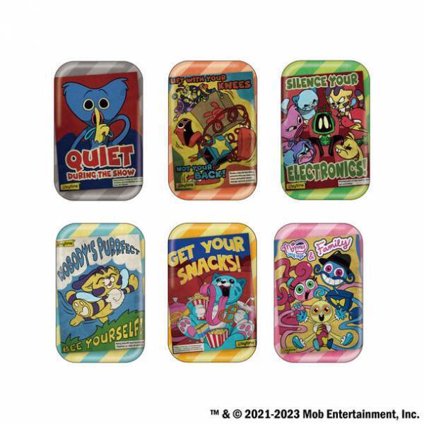 大人気ホラーゲーム「Poppy Playtime」より新学期に最適なスクールアイテム他、大人気缶バッジシリーズが発売決定！