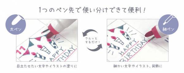 シリーズ累計出荷数180万本突破！1本で2役の「ニニピー」よりデコレーションペンが新登場『Ninipie deco(ニニピーデコ)』10月7日(土)より先行発売！