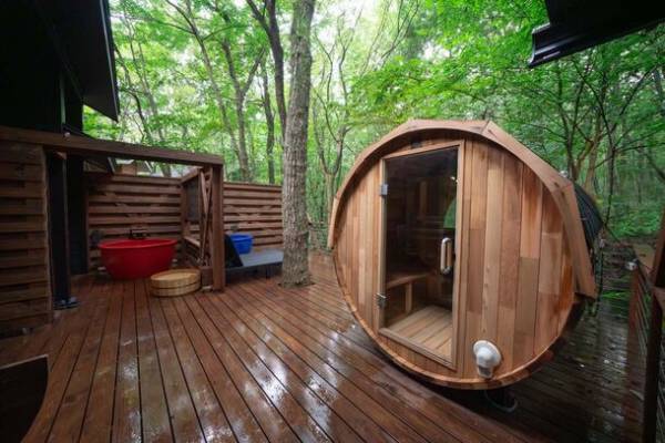 日本初！？【わんこと一緒に】露天風呂＋バレルサウナ付き客室　2023年、ニューオープン！