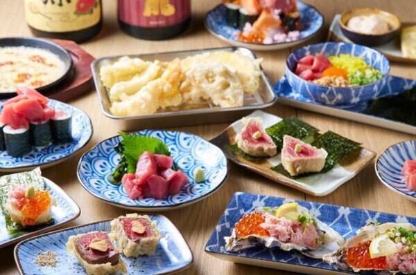 マグロと天ぷらが自慢の「上々商店 練馬店」にて生鮪ぶつ中トロが1皿10円になる、まぐろ祭キャンペーンを10/10から実施