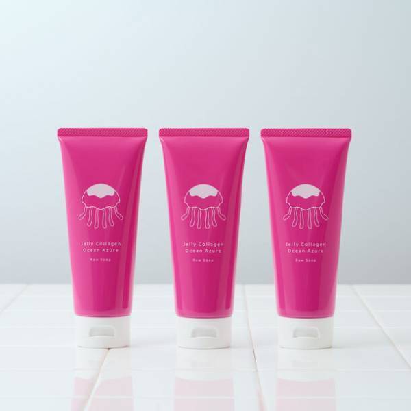 クラゲコラーゲンを配合した濃密泡の洗顔フォーム『Jelly Collagen Ocean Azure』をAmazonサイトで発売