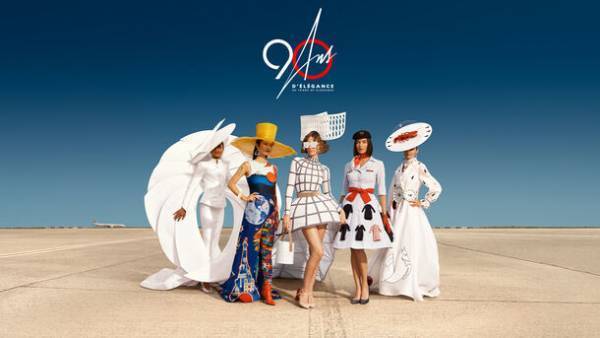 エールフランス航空　創立90周年の軌跡を華やかに披露