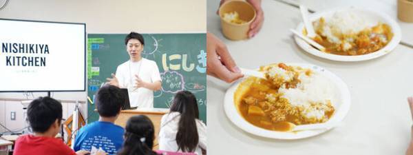 レトルトカレーのプロが授業を通して小学生と一緒にオリジナル商品を企画開発