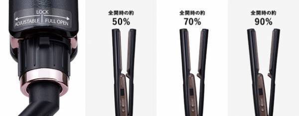 新技術 過圧防止センシングで髪をやさしく挟み、プロが認めるつやサラストレートに　Nobby+「プロテクトイオン ストレートアイロン NS540A」2023年11月1日(水)発売