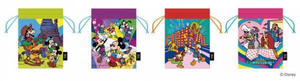 ディズニー100周年記念「復刻アート企画」第5弾　1983年描き起こしの貴重なデザインアートを使った『レトロアートコレクション』　10月中旬より発売