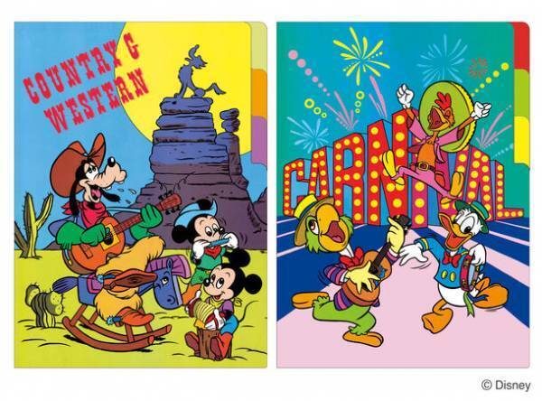 ディズニー100周年記念「復刻アート企画」第5弾　1983年描き起こしの貴重なデザインアートを使った『レトロアートコレクション』　10月中旬より発売