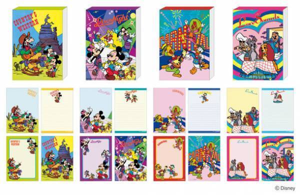 ディズニー100周年記念「復刻アート企画」第5弾　1983年描き起こしの貴重なデザインアートを使った『レトロアートコレクション』　10月中旬より発売