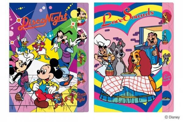 ディズニー100周年記念「復刻アート企画」第5弾　1983年描き起こしの貴重なデザインアートを使った『レトロアートコレクション』　10月中旬より発売