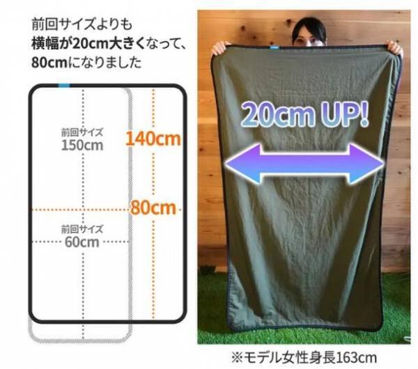 大好評のUSBホットマット第3段！車中泊に便利！ブランケットにもなって2WAYで使用できるホットマット！Makuakeにて販売！