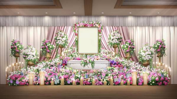 日比谷花壇、葬儀業大手「セレモア」とのコラボレーションプラン『グランメモリアル紀尾井』日比谷花壇デザインの生花祭壇を含むプレミアムな葬祭サービスプランを10月17日（火）から、セレモアで販売開始。