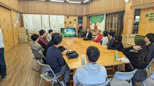 明電舎×グローブライド×群馬県上野村による自然体験を通じた体験型SDGs研修を実施