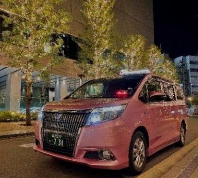 夢を追う女性ドライバーの活躍を応援するピンクタクシーで巡る 1日1台限定の秋のライトアップ@名古屋　運行開始設定日：2023年11月18日（土）～12月3日（日）の金・土・日・祝日　　　　　　