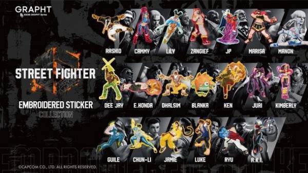 GRAPHT、ストリートカルチャーを感じる『STREET FIGHTER 6』コラボ新作コレクションをリリース！コトブキヤ秋葉原館にて10月28日(土)より先行発売