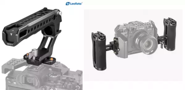 Leofoto(レオフォト)、カメラケージ用のトップハンドル・サイドハンドル各3種類を10月30日発売　カメラケージと組み合わせてさらに自由な撮影が可能