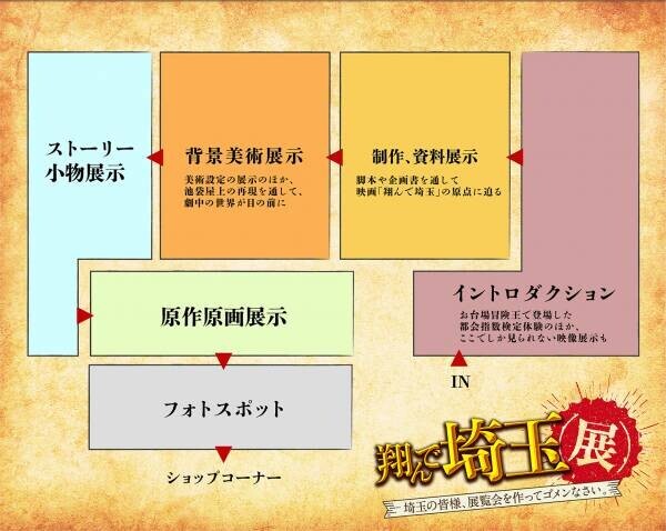 展覧会を作ってゴメンなさい！！極上のエンターテインメントのスピンオフ「翔んで埼玉展」にGACKT（麻実 麗 役）、二階堂ふみ（壇ノ浦 百美 役）コメント到着！『翔んで埼玉展』が開催される？いやいや、ダメだろ？悪ふざけにも程がある。（GACKT）「翔んで埼玉２」になってから、結構羽振りのよさを感じております。  (笑)（二階堂ふみ）展覧会見どころ＆オリジナルグッズ他追加情報も一挙発表！