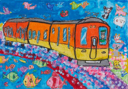 絵画コンクール「ぼくとわたしの阪神電車」結果発表！大賞に輝いたのは神戸市の檜山 大翔(ひやま ひろと)さん（小学6年生）