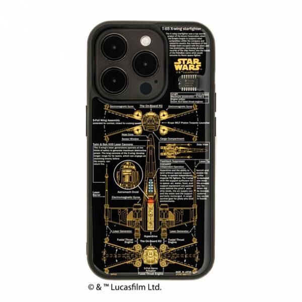 電池無しでLEDが光るiPhone 15用ケースに「スター・ウォーズ」シリーズが登場！5種類のデザインを10月26日(木)から順次販売