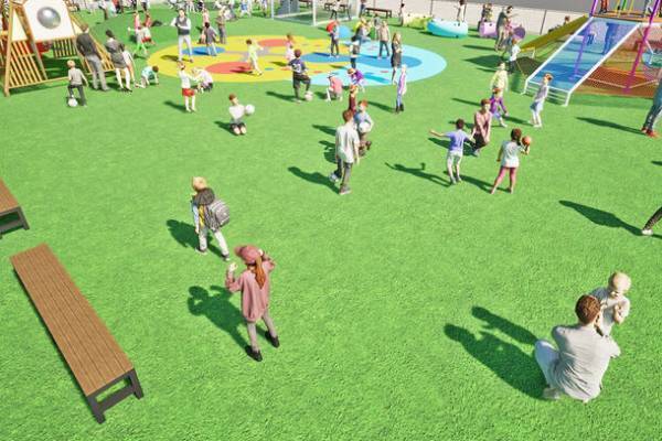 富山駅北口「牛島パークフロント」内に小学生以下対象の有料遊具エリア「ごっこぱーく」が11月6日(月)グランドオープン