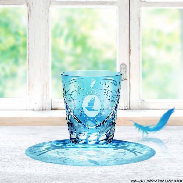 『リズと青い鳥』5周年を記念して青く透きとおるガラスの煌めきが美しい「江戸切子グラス」が登場♪プレミコから500点限定で販売