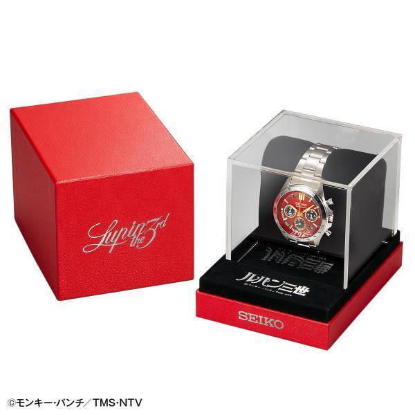 “赤ジャケ”のルパン三世をイメージしたスタイリッシュな腕時計が登場！「ルパン三世×セイコー オフィシャルウオッチ」プレミコから数量限定で販売開始！
